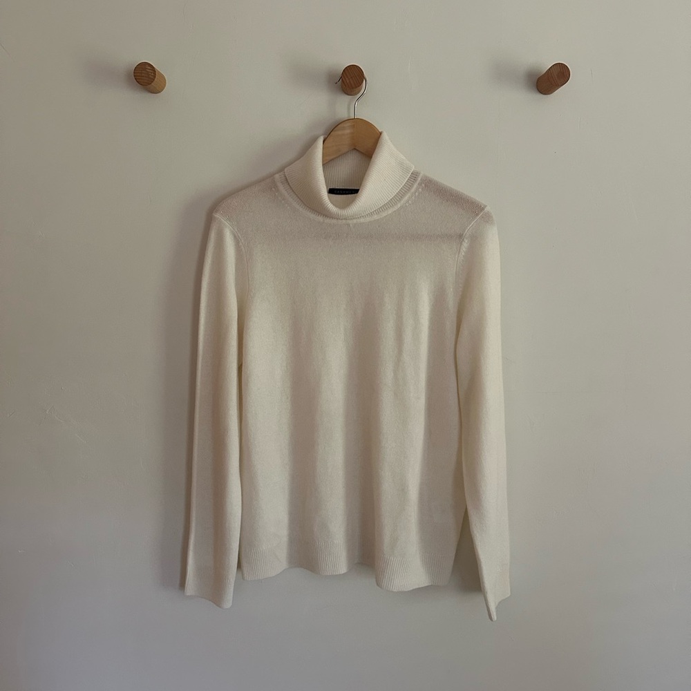 Charter Club Cream Turtleneck Sweater